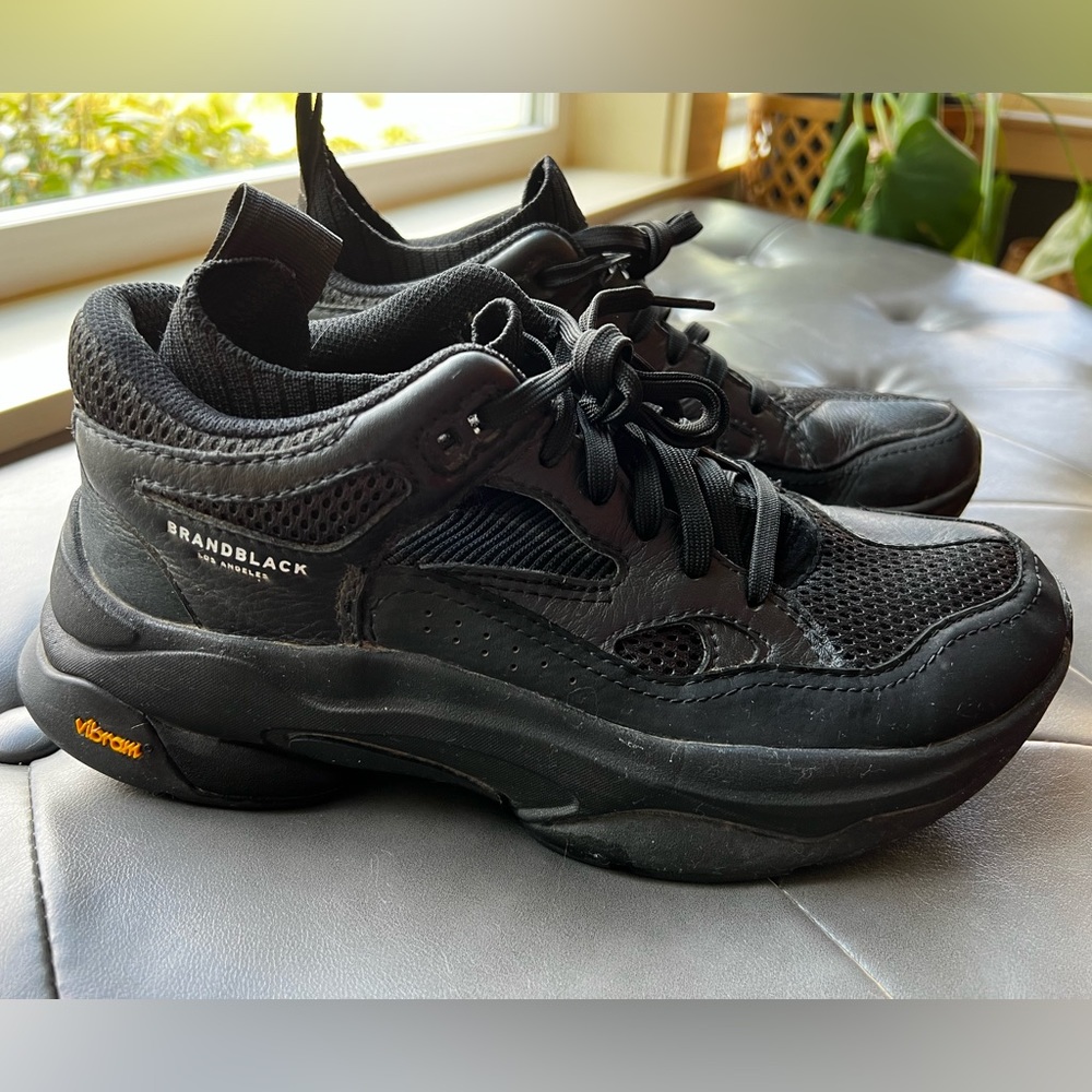 Brand Black slip on sock chunky sneaker